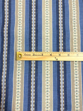 Load image into Gallery viewer, kravet 33150-5 Blue Taupe Cream Cotton Stripe Upholstery Fabric STA 5091