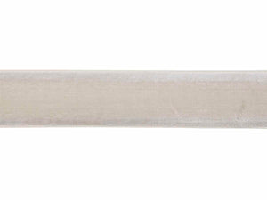 2.75" Wide Silver Grey Velvet Drapery Tape Trim