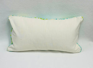 14” X 26” Lilly Pulitzer Bimini Aquamarine Lumbar Pillow Cover