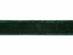 2.75" Wide Emerald Green Velvet Drapery Tape Trim