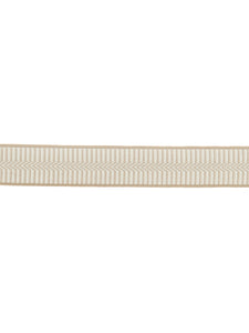 2" Wide Ivory Beige Geometric Drapery Tape Trim