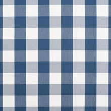 Load image into Gallery viewer, Set of Two Made to Order Thibaut Hammond Check Side Drapery Panels