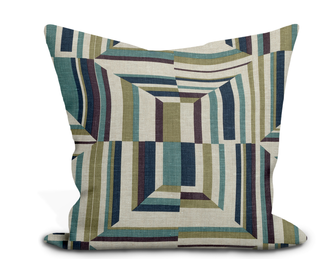  Thibaut Cubism Pillow