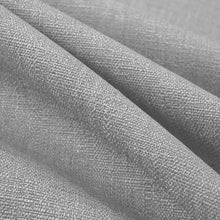 Load image into Gallery viewer, Shimmery Grey Faux Linen Upholstery Drapery Fabric