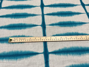 Scion Shibori Teal Linen Abstract Fabric