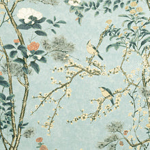 Load image into Gallery viewer, Set of Two Made to Order Thibaut Katsura Chinoiserie Side Drapery Panels