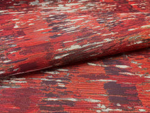Load image into Gallery viewer, Brentano 4585 Fontaine Sangria Stain Resistant Rusty Red Beige Orange Abstract Upholstery Fabric