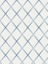 Load image into Gallery viewer, Cotton Cream Aqua Navy Blue Geometric Embroidered Drapery Fabric