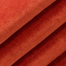 Load image into Gallery viewer, Heavy Duty Fade Resistant Burnt Orange Marmalade Velvet Upholstery Fabric