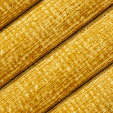 Load image into Gallery viewer, Heavy Duty Stain Resistant Yellow Mustard Chenille Upholstery Fabric