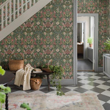 Load image into Gallery viewer, Schumacher Örtagård Wallpaper 5721 / Spruce And Midnight