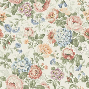 Schumacher Hortensia Wallpaper 5728 / Multi