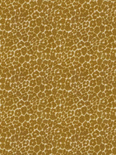 Load image into Gallery viewer, Mustard Gold Beige Animal Cheetah Cut Velvet Upholstery Fabric