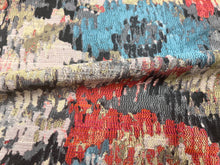 Load image into Gallery viewer, Southern Charm Multi Swavelle Mill Creek Coral Grey Teal Green Beige Upholstery Drapery Fabric