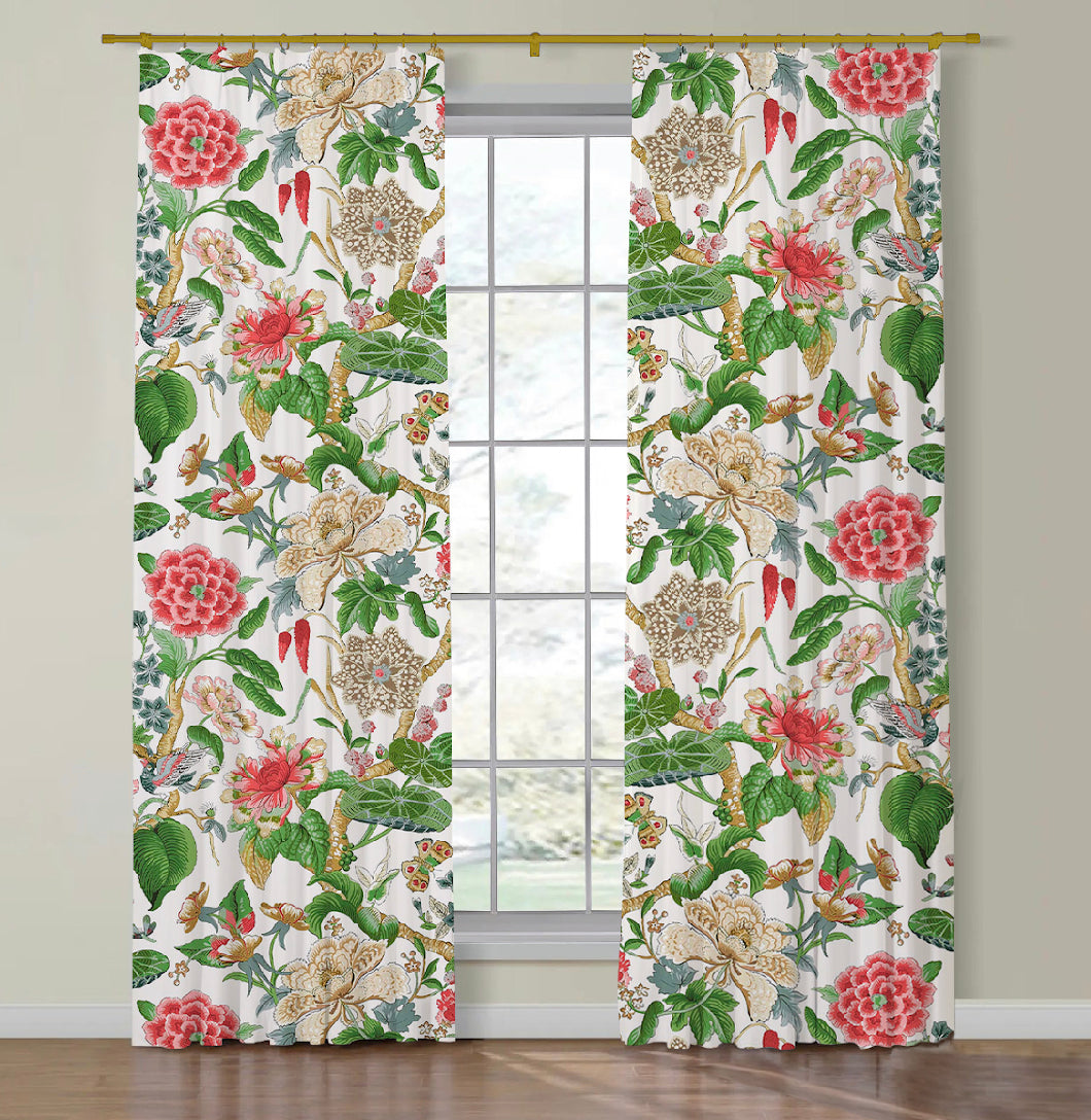 Thibaut Hill Garden Side Drapery Panels