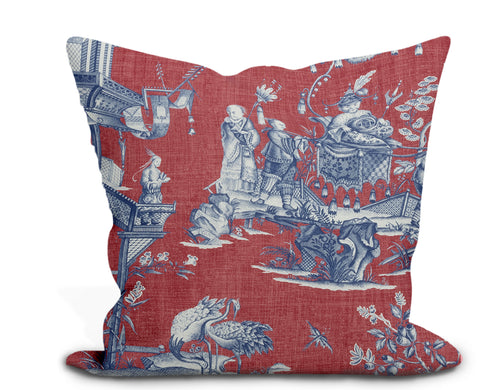 Thibaut Cheng Toile Pillow