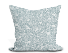 Load image into Gallery viewer, Custom Pillow Cover in Thibaut Outdoor Kindred in Mineral - One Side