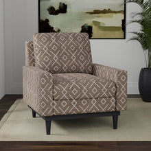 Load image into Gallery viewer, Heavy Duty Brown Cream Ethnic Geometric Upholstery Fabric
