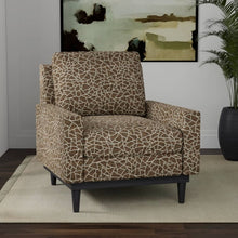Load image into Gallery viewer, Heavy Duty Cream Brown Red Abstract Animal Pattern Upholstery Fabric