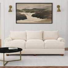 Load image into Gallery viewer, Heavy Duty Tufted Diamond Ivory Upholstery Drapery Fabric