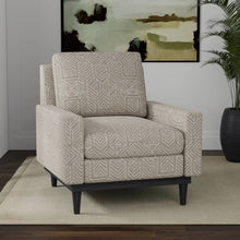 Load image into Gallery viewer, Heavy Duty Taupe Cream Ethnic Geometric Upholstery Fabric
