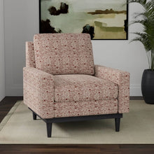 Load image into Gallery viewer, Heavy Duty Rusty Brown Creame Ethnic Geometric Upholstery Fabric