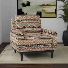 Load image into Gallery viewer, Heavy Duty Brown Beige Black Mudcloth Ethnic Geometric Upholstery Fabric