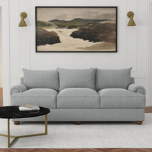 Load image into Gallery viewer, Heavy Duty Victorian Medallion Antique Teal Azure Upholstery Drapery Fabric