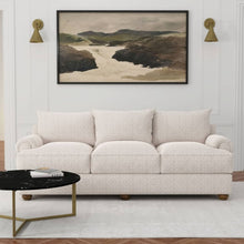 Load image into Gallery viewer, Heavy Duty Damask Medallion Light Grey Taupe Upholstery Drapery Fabric