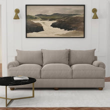 Load image into Gallery viewer, Heavy Duty Victorian Stripe Sage Grey Upholstery Drapery Fabric