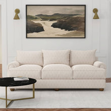 Load image into Gallery viewer, Heavy Duty Damask Diamond Light Grey Taupe Upholstery Drapery Fabric