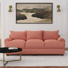 Load image into Gallery viewer, Heavy Duty Damask Diamond Dusty Rose Upholstery Drapery Fabric