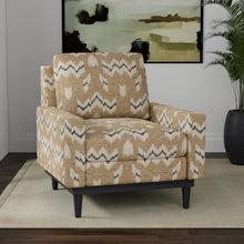 Load image into Gallery viewer, Heavy Duty Tan Beige Charcoal Grey Ethnic Geometric Upholstery Fabric
