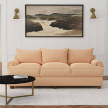 Load image into Gallery viewer, Heavy Duty Tufted Diamond Honey Beige Upholstery Drapery Fabric