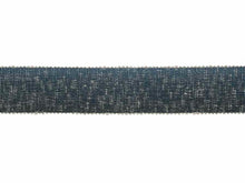 Load image into Gallery viewer, 2.5" Wide Navy Blue Teal Ombre Drapery Tape Trim