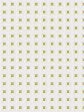 Load image into Gallery viewer, Cotton Linen Blend Cream Chartreuse Geometric Drapery Fabric FB