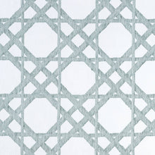 Load image into Gallery viewer, Set of Two Made to Order Thibaut CYRUS CANE SHEER Side Drapery Panels