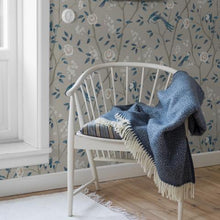Load image into Gallery viewer, Schumacher Paradise Birds Wallpaper 6143 / Turquoise Shimmer