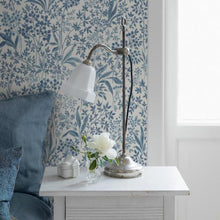 Load image into Gallery viewer, Schumacher Nocturne Wallpaper 6145 / Blue And White