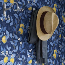 Load image into Gallery viewer, Schumacher Citronträd Wallpaper 6151 / Midnight And Yellow