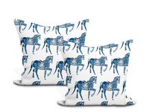 Load image into Gallery viewer, Schumacher Marwari Horse Pillow Cover