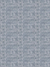 Load image into Gallery viewer, Cotton Viscose Linen Chambray Blue White Batik Print Upholstery Drapery Fabric