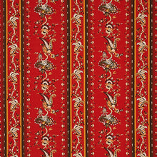 Load image into Gallery viewer, Pair of Custom Made Schumacher Elena Paisley Stripe Pillow Covers - Both Sides