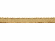 Load image into Gallery viewer, 1.25" Wide Light Gold Upholstery Brush Fringe Trim