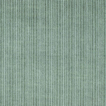 Load image into Gallery viewer, Schumacher Antique Strie Velvet Fabric 64718 / Aqua