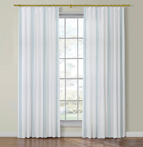 Thibaut COBBLE HILL STRIPE Side Drapery Panels