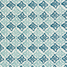 Load image into Gallery viewer, Pair of Custom Made Schumacher Pattee Hand Block Print Pillow Covers - Both Sides