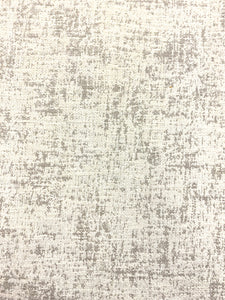 1.5 Yard Designer Cream Grey Abstract MCM Mid Century Modern Upholstery Fabric WHS 4654