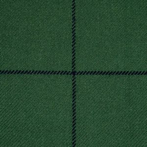 SCHUMACHER BANCROFT WOOL PLAID FABRIC 66776 / GREEN