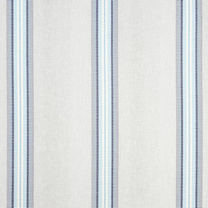 Set of Two Made to Order Thibaut Stanley Stripe Semi Sheer Side Drapery Panels